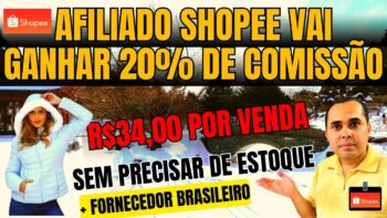 Afiliado Shopee promoção de Abril+Fornecedor brasileiro de jaquetas