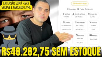 74 vendas por mês com um produto no Mercado Livre! Extensão espiã para Shopee e Mercado Livre