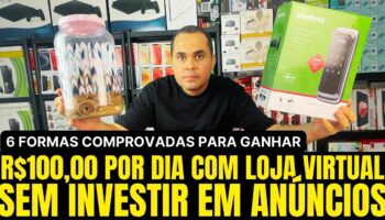 Como ganhar R$100,00 por dia com LOJA VIRTUAL sem depender da Shopee ou Mercado Livre! SEM ANÚNCIOS