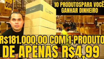 Produto de R$4,99 gera R$180 MIL em 237 dias no MercadoLivre! 10 Produtos pra Shopee e Mercado Livre