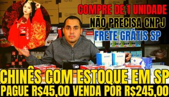 Chinês com estoque no Brasil para vender na Shopee e Mercado Livre PAGUE R$45 E VENDA POR ATÉ R$241