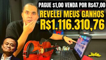 Pague $1,00 venda por R$47,00 produto me gerou R$1.116.310,76 SEM SHOPEE E SEM MERCADO LIVRE