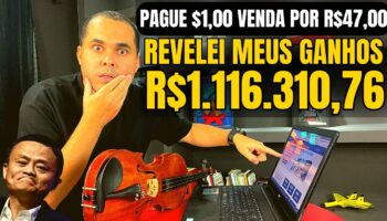 Pague $1,00 venda por R$47,00 produto me gerou R$1.116.310,76 SEM SHOPEE E SEM MERCADO LIVRE