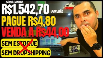 Renda Extra Sem Estoque! Adquira por R$4,81 Venda R$44,00, Sem Shopee, MercadoLivre ou DropShipping