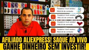 R$611,51 como Afiliado Aliexpress! Como sacar e ganhar dinheiro sem estoque nem DropShipping